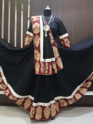 black chaniya choli