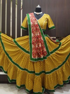 yellow chaniya choli