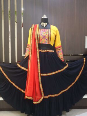 black lehenga