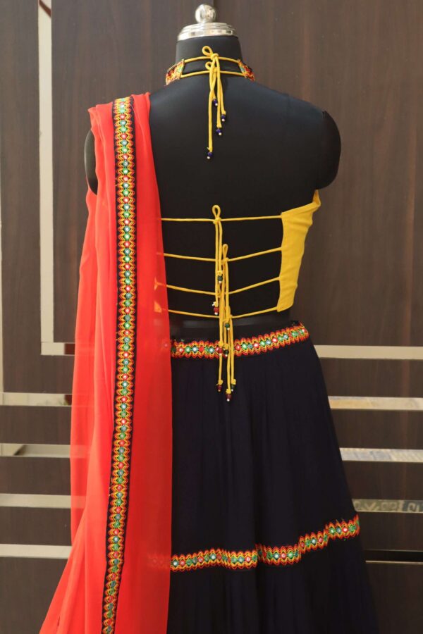 black lehenga