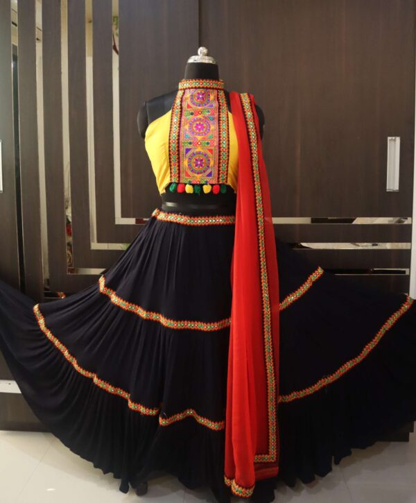 black lehenga