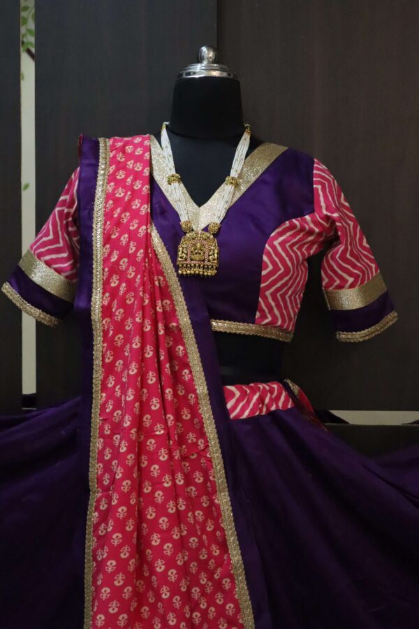 violet chaniya choli