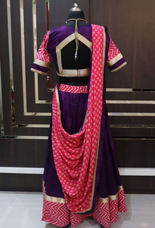 violet chaniya choli