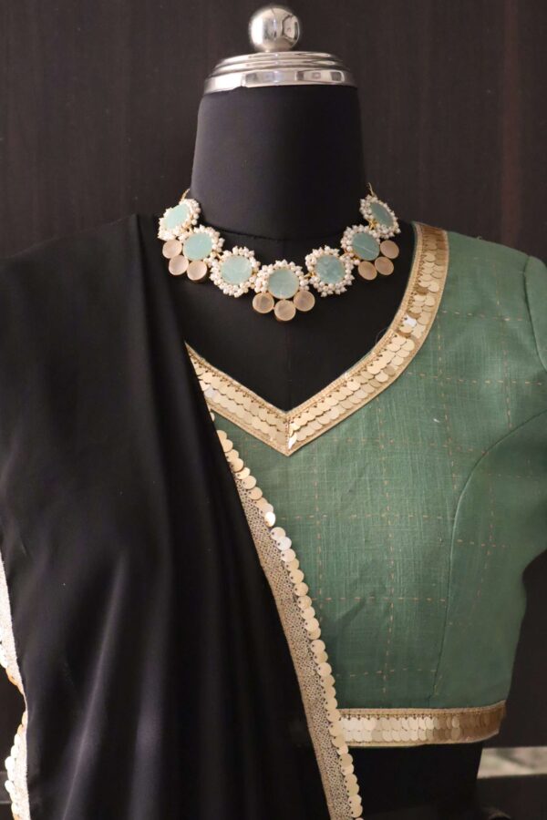 green lehenga