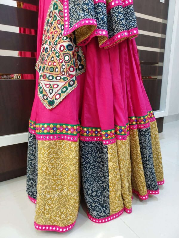 rani Pink chaniya choli