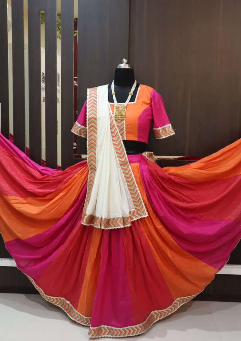 orange chaniya choli