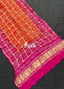 pure gajji silk gharchola design dupatta