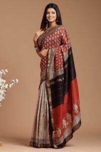 Maheshwari silk saree