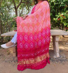 Pure gajji silk dupatta