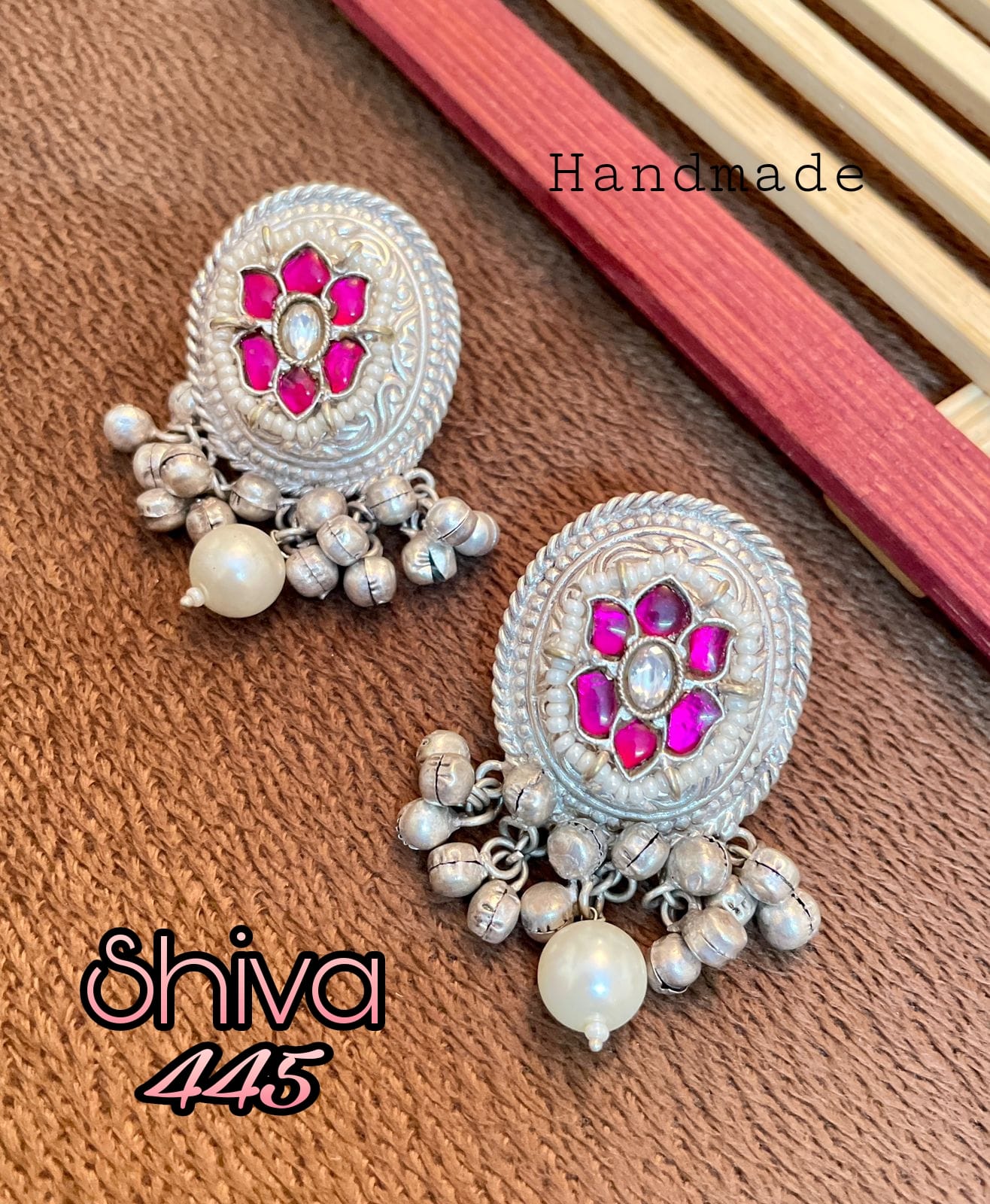 silver replica earrings