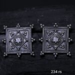 Oxidized earrings