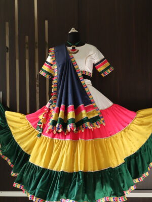 multi color lehenga