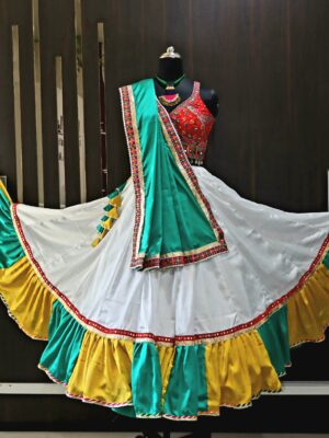 white chaniya choli