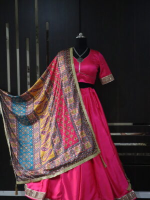 pink lehenga choli