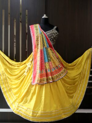 yellow navratri dress