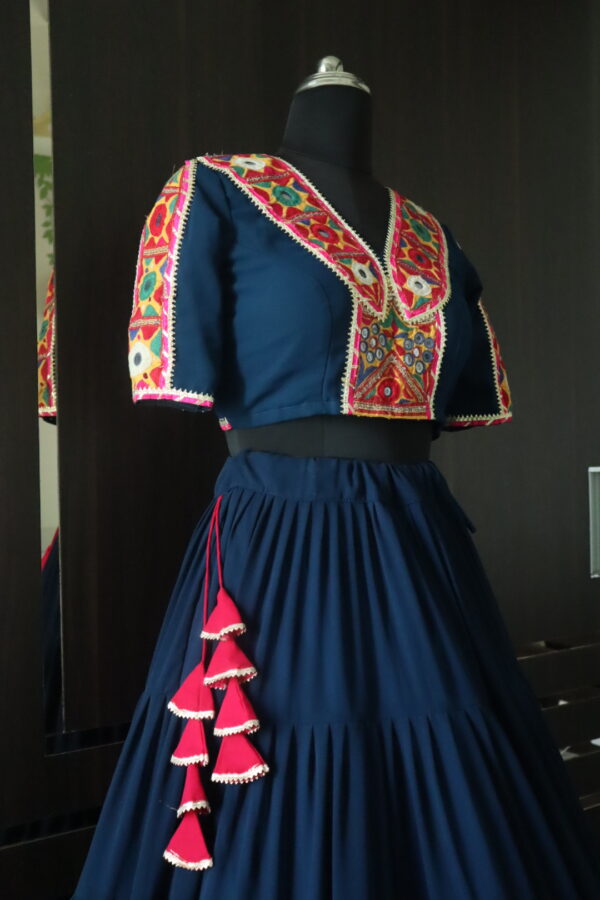 Navy Blue lehenga choli