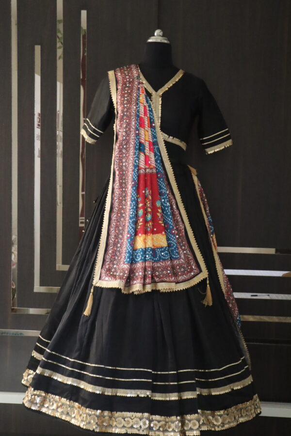 Black dandiya dress