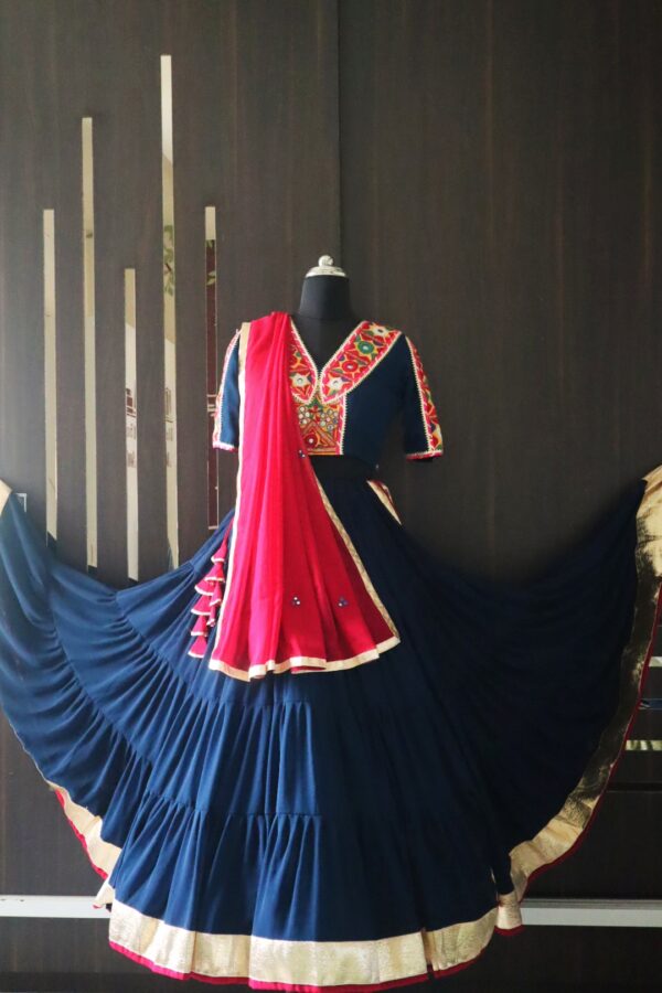 Navy Blue Lehenga