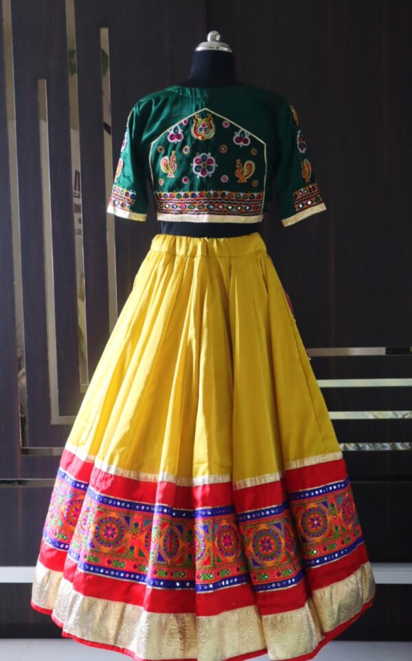 yellow garba dress