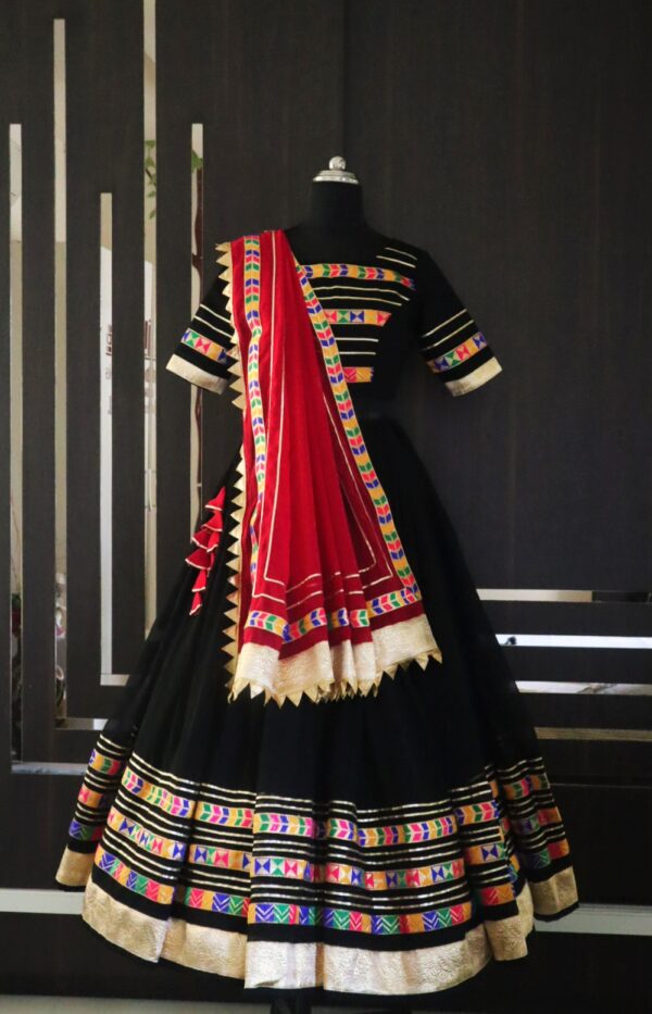 Black garba dress