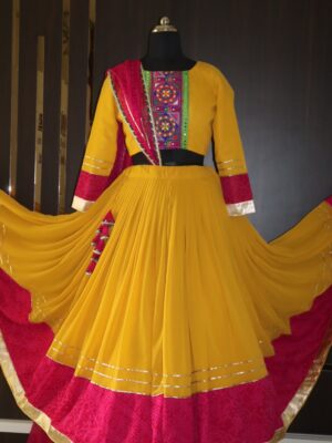 yellow lehenga