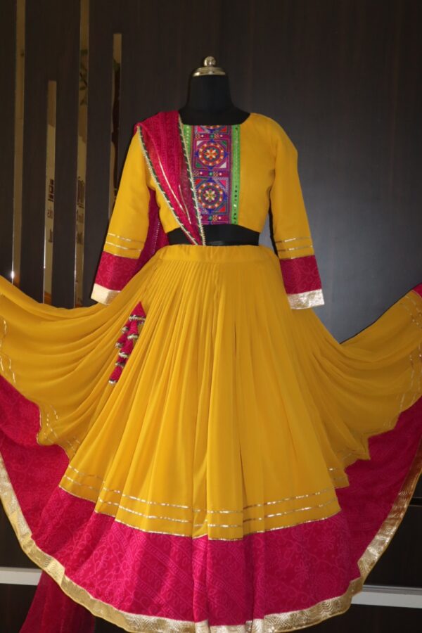 yellow lehenga