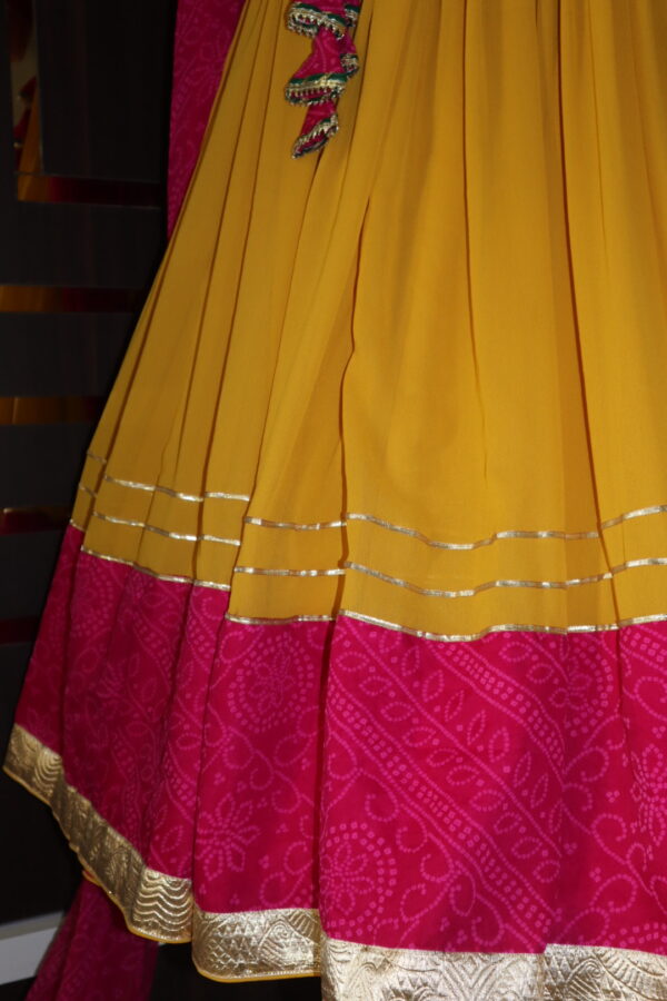 yellow chaniya choli